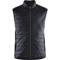 Blaklader Lined Vest, Black/Yellow
