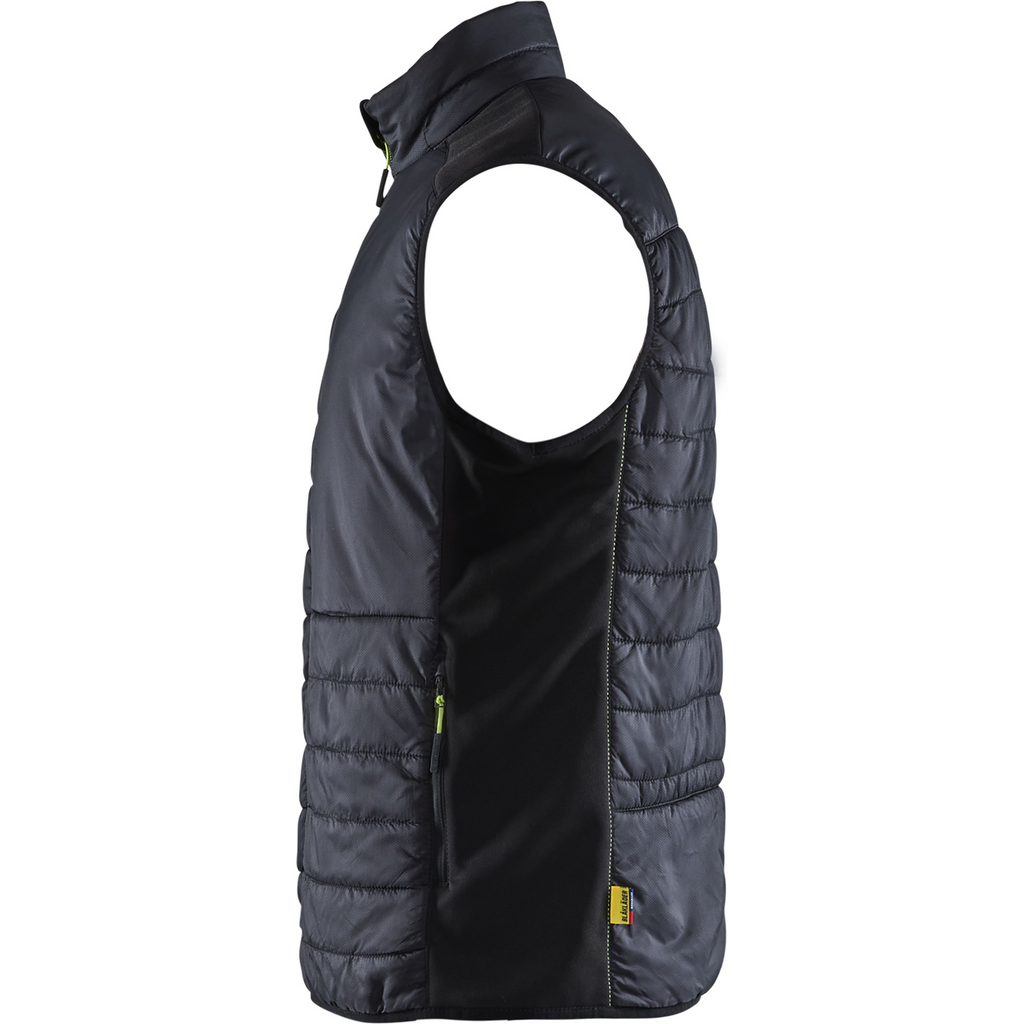 Blaklader Lined Vest, Black/Yellow (3)
