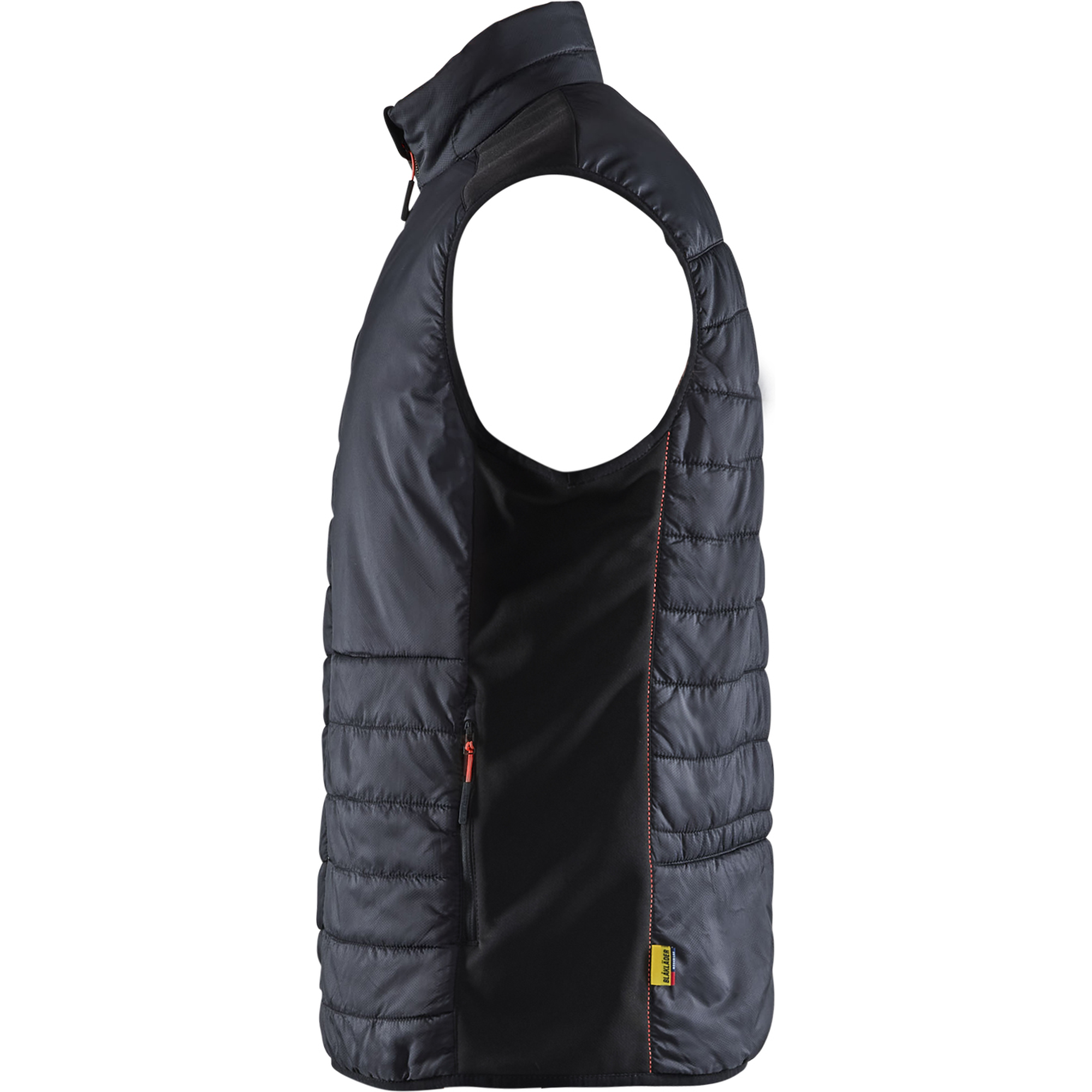 Blaklader Warm Lined Vest, Black/Red (3)