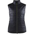 Blaklader Women's Lined Vest, Black/Yellow