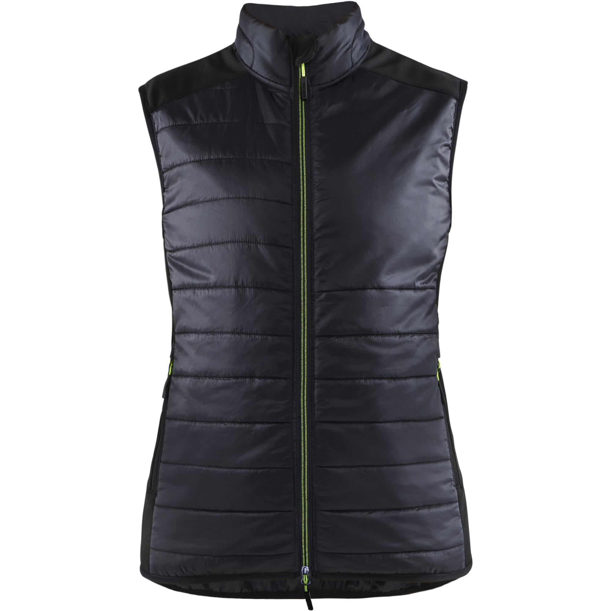 Blaklader Women's Lined Vest, Black/Yellow