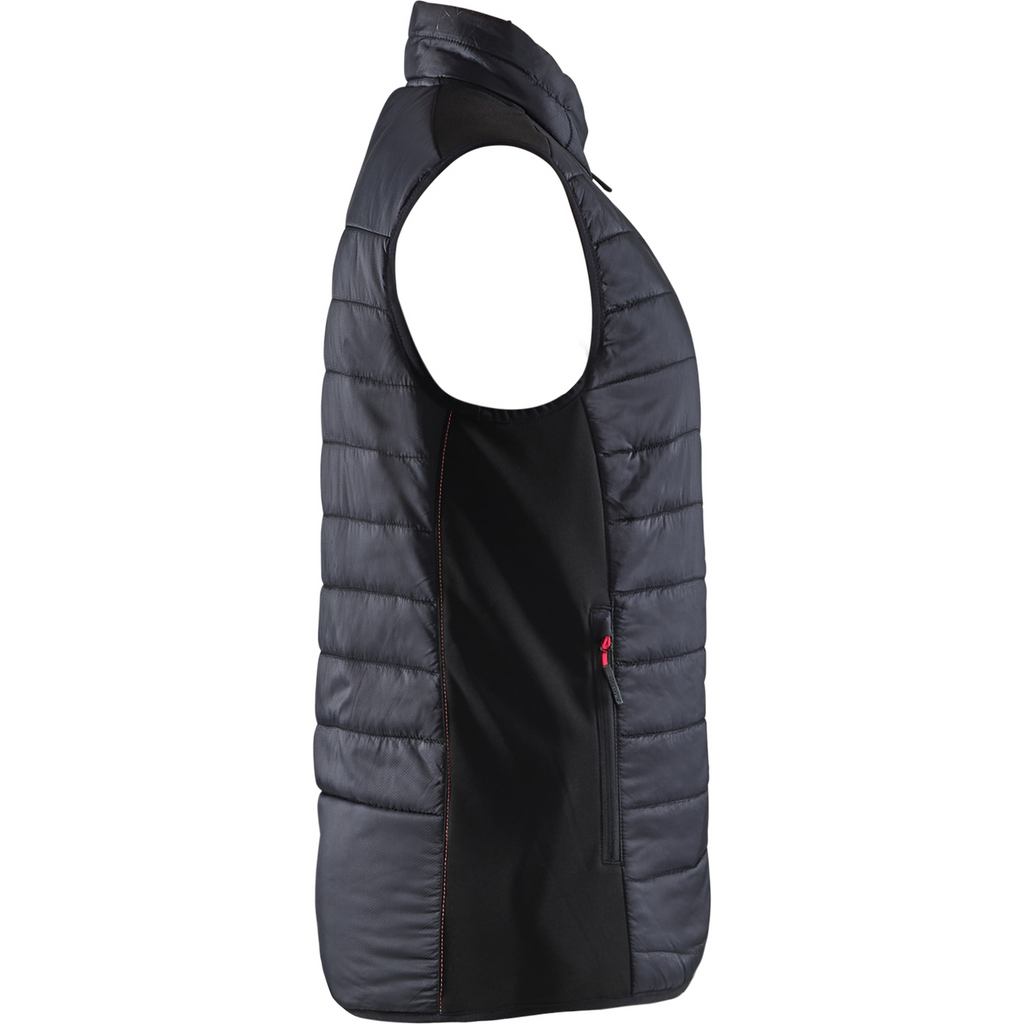 Blaklader Women's Lined Vest, Black/Red (2)