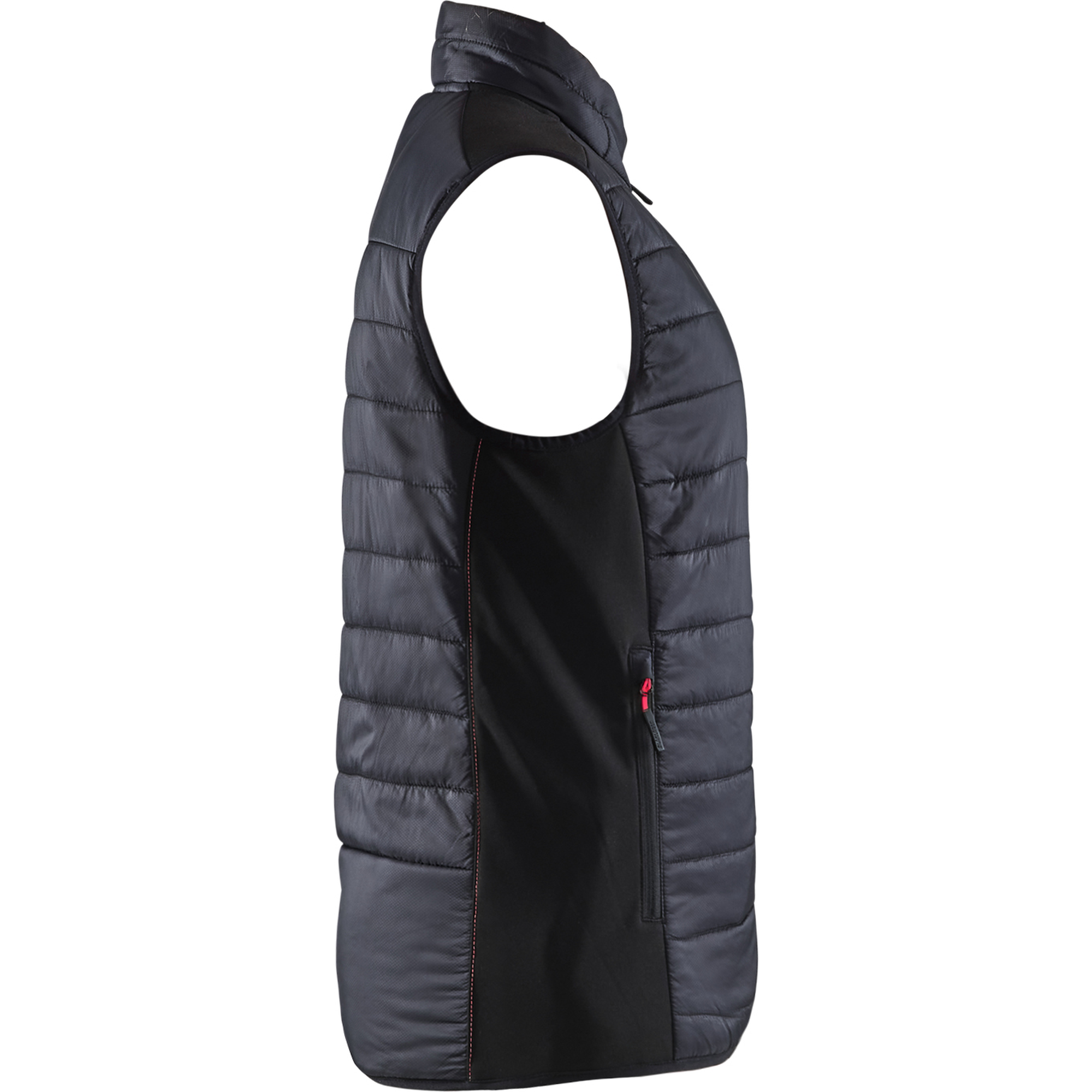 Blaklader Women's Lined Vest, Black/Red (2)