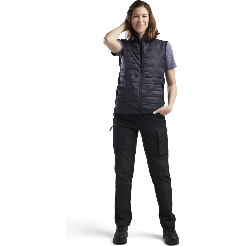 Blaklader Ladies Lined Vest, Black/Dark Grey (5)