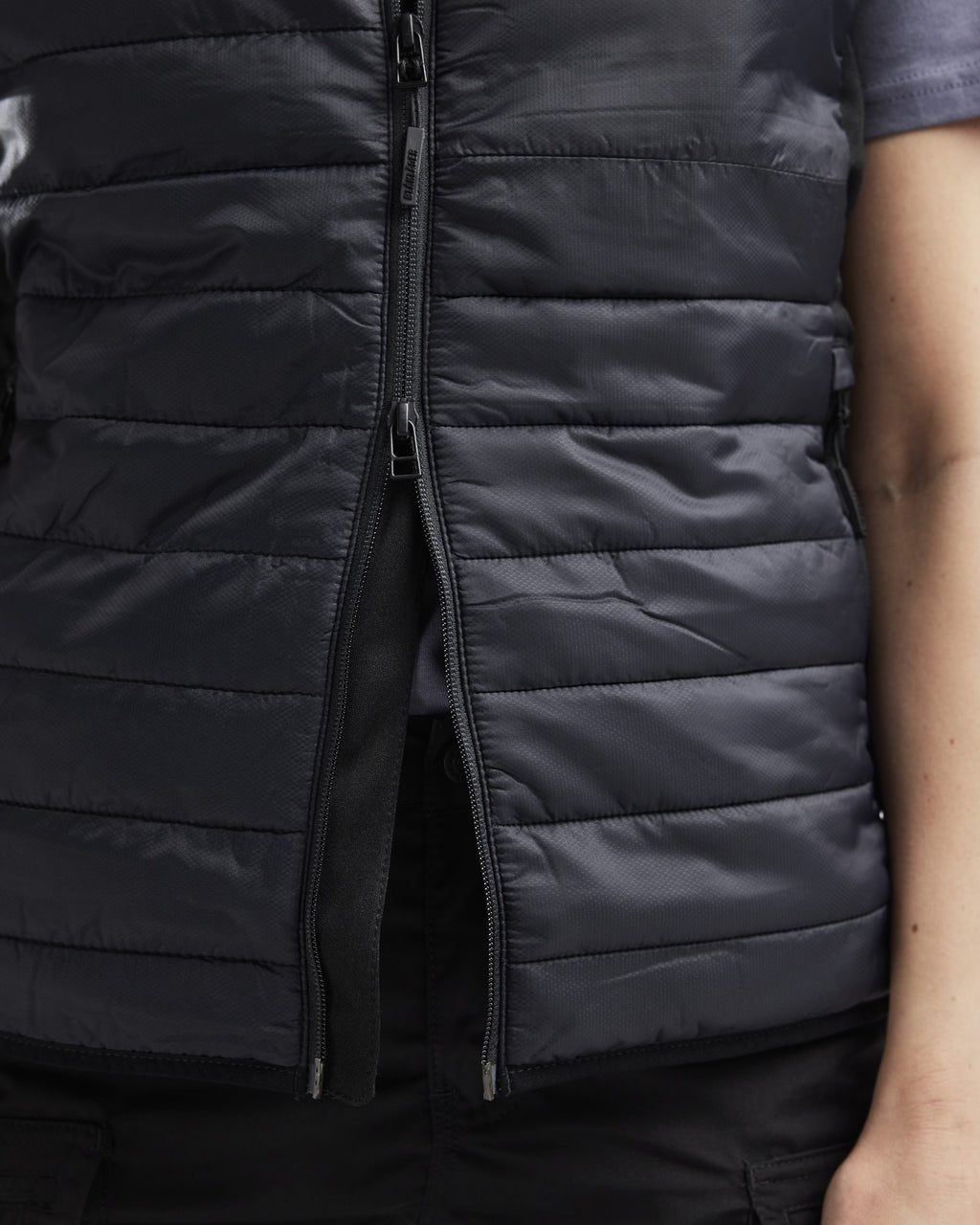 Blaklader Ladies Lined Vest, Black/Dark Grey (6)