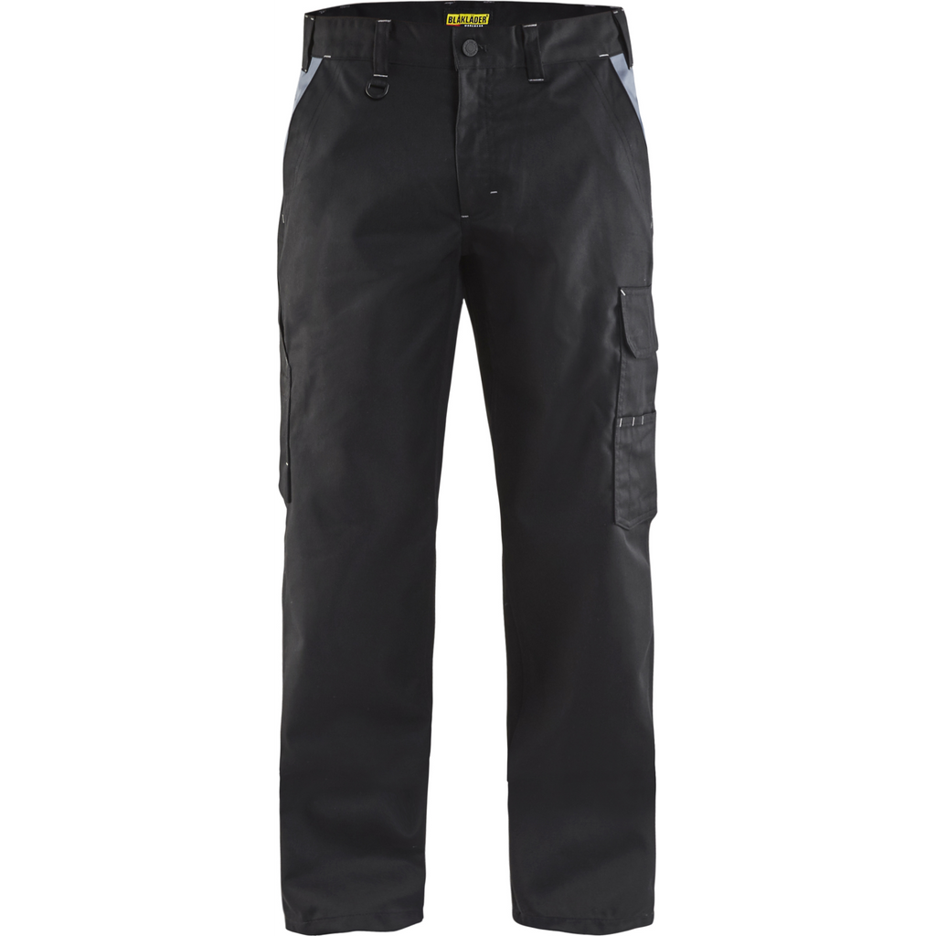 Blaklader Industry Work Trousers, Black/Grey