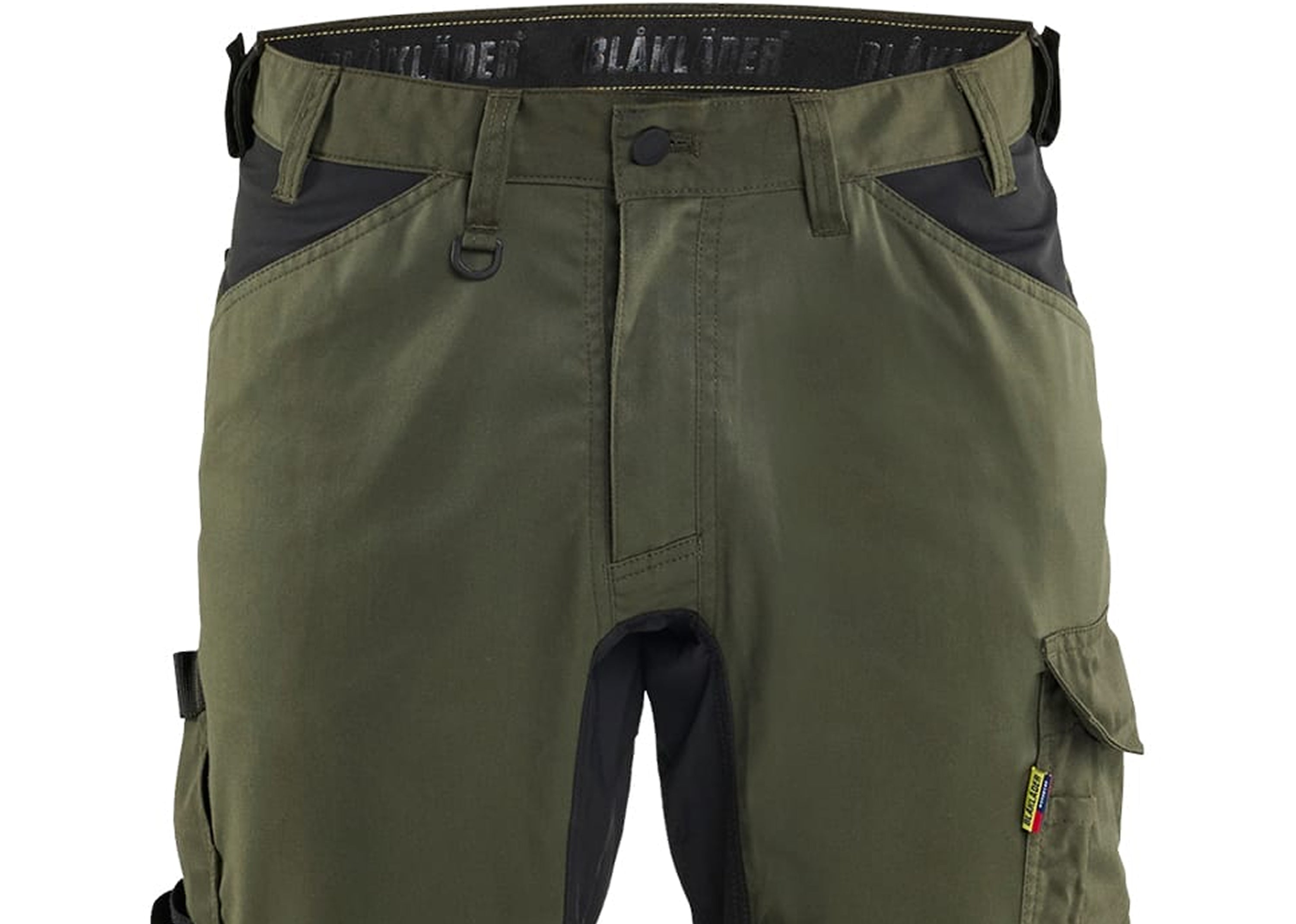 Blaklader Stretch Craftsman Work Trousers, Forest Green/Black (4)