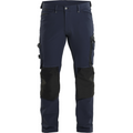 Blaklader X1900 4-Way Stretch Craftsman Work Trousers, Dark Navy/Black