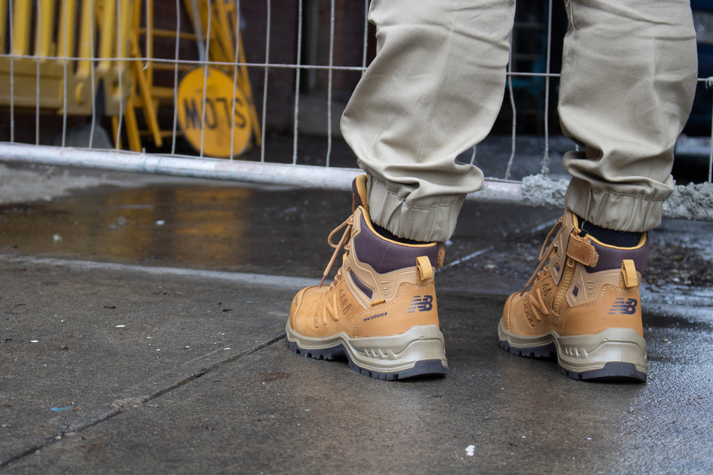 New Balance Calibre Safety Boots S3L FO HRO SR SC Wheat Width 2E (7)