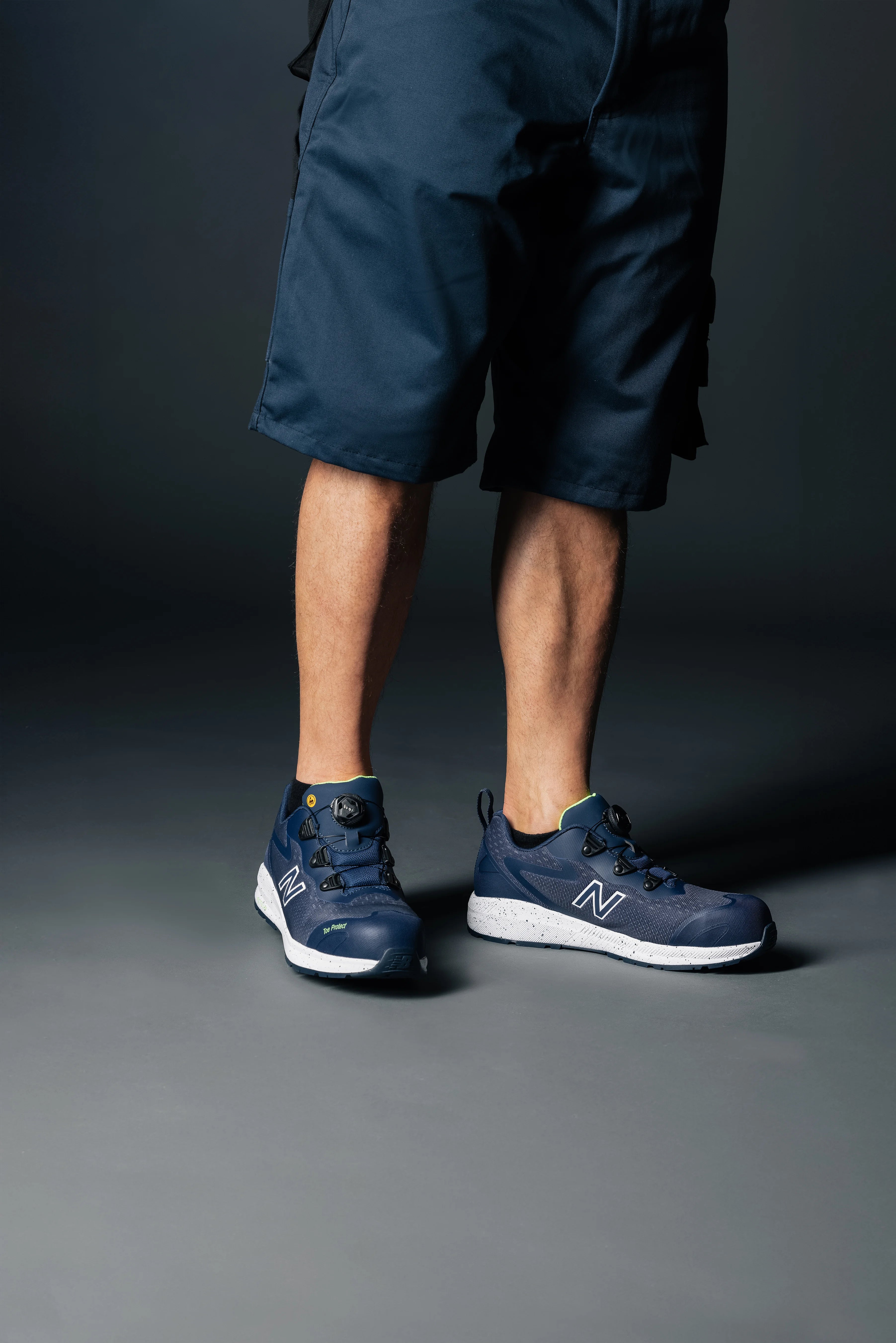 New Balance Logic BOA Safety Shoes S1 PL SR FO HRO Navy/yellow (6)