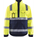 Blaklader High Vis Jacket, Yellow/Navy Blue