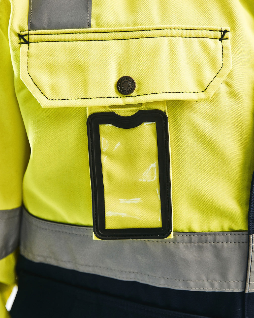 Blaklader High Vis Jacket, Yellow/Navy Blue (7)