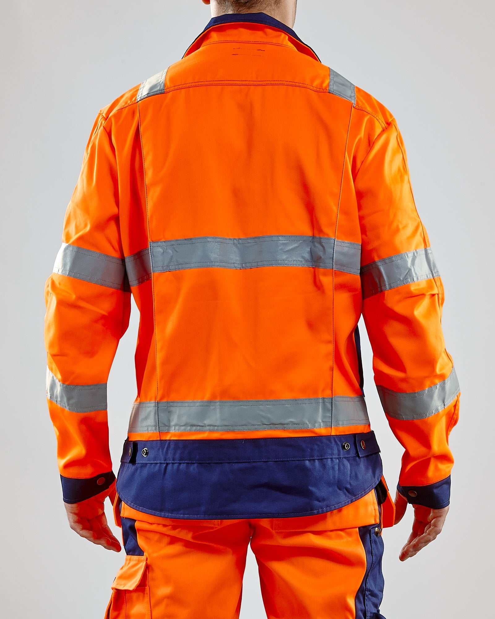 Blaklader High Vis Jacket, Orange/Navy (5)