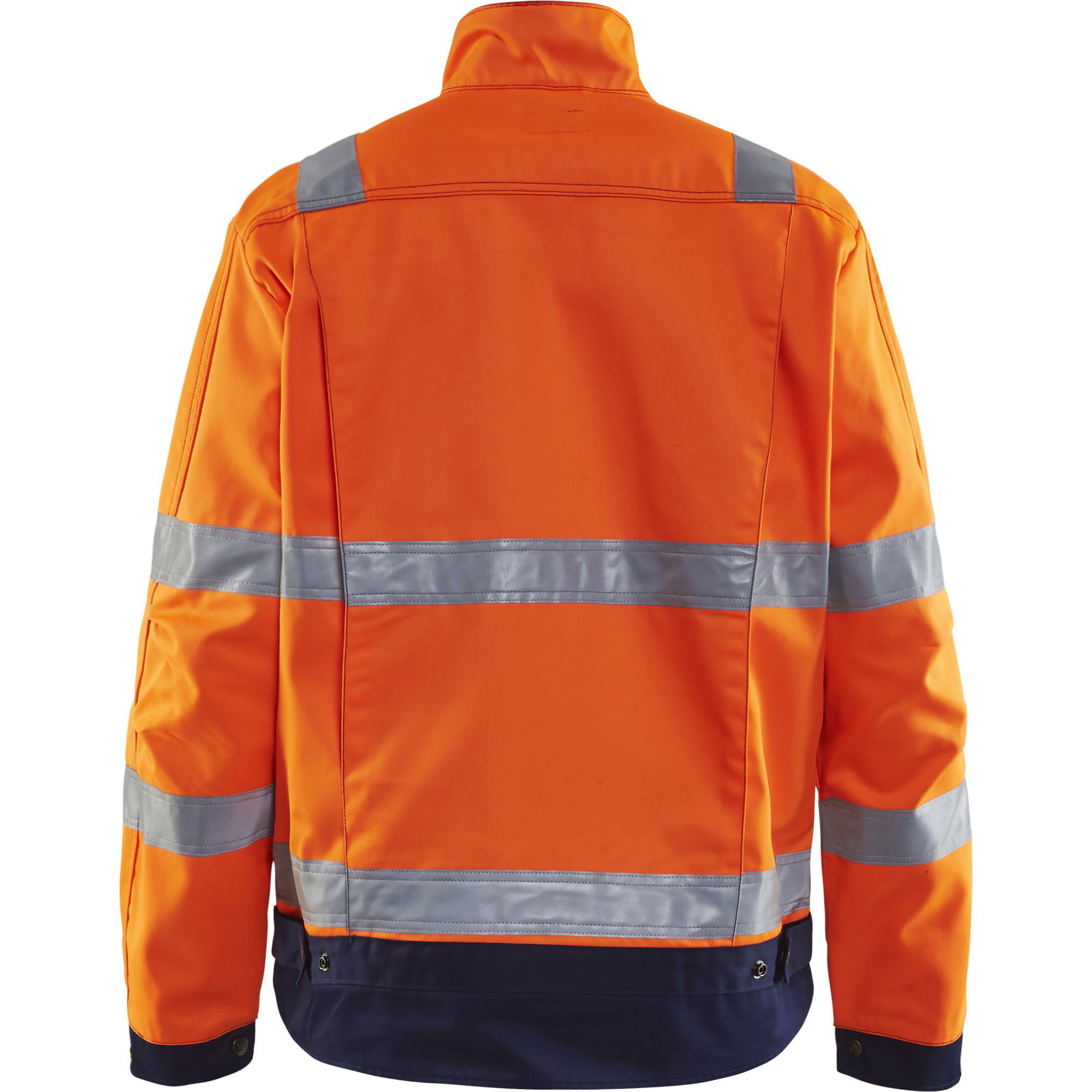 Blaklader High Vis Jacket, Orange/Navy (4)