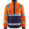 Blaklader High Vis Jacket, Orange/Navy