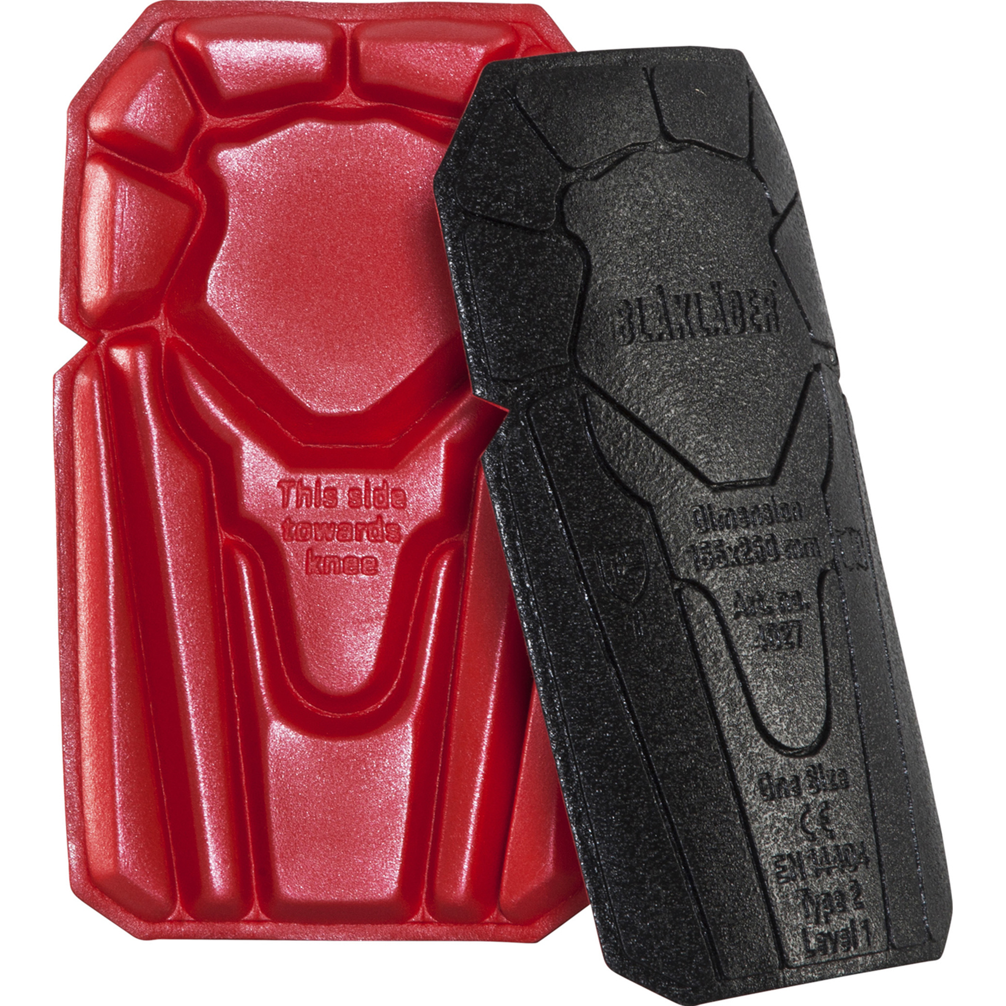 Blaklader Knee Pad, Black/Red