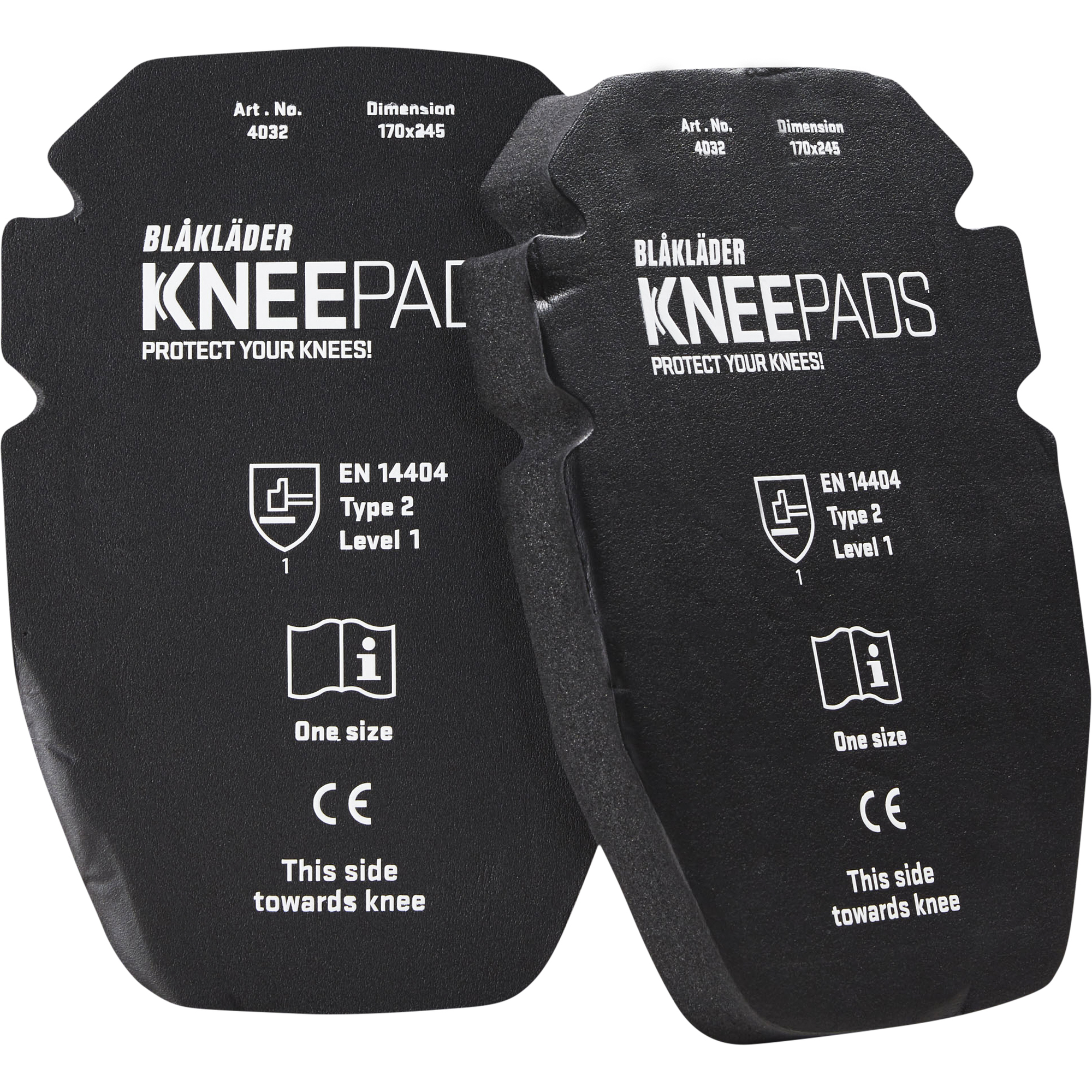 Blaklader 25 mm Gel Knee Pad, Black