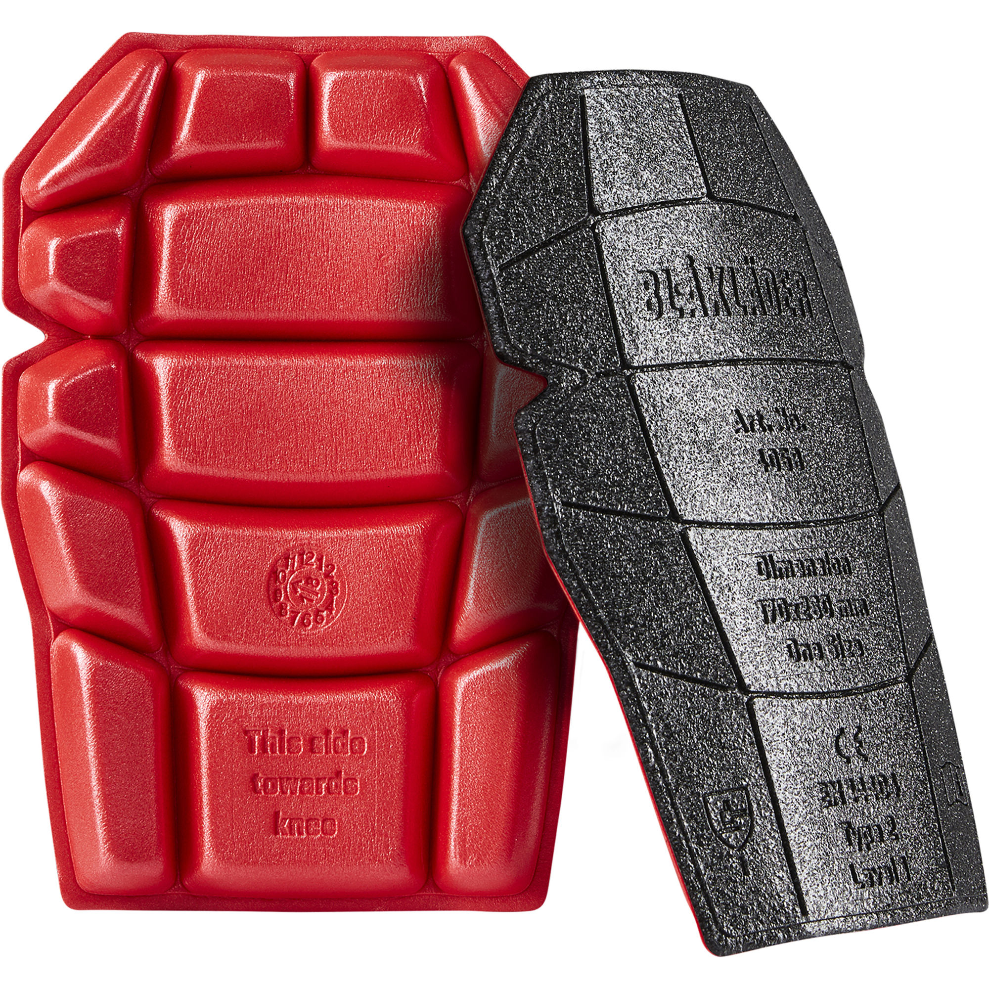Blaklader Knee Pad, Black/Red