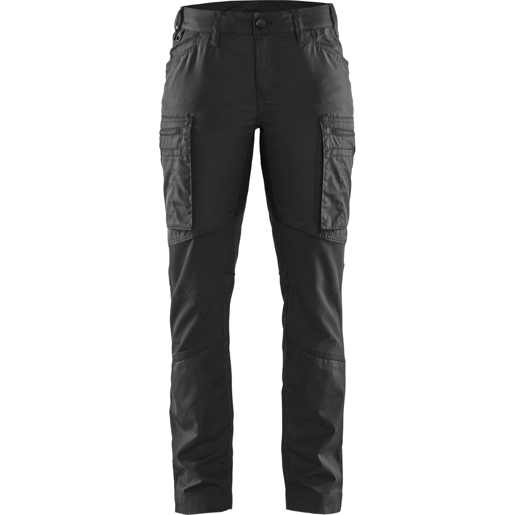 Blaklader Damen Stretch Arbeitshose, Schwarz