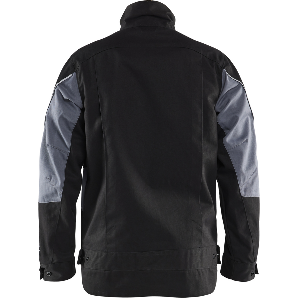 Blaklader Flame Resistant Jacket, Black/Grey (4)
