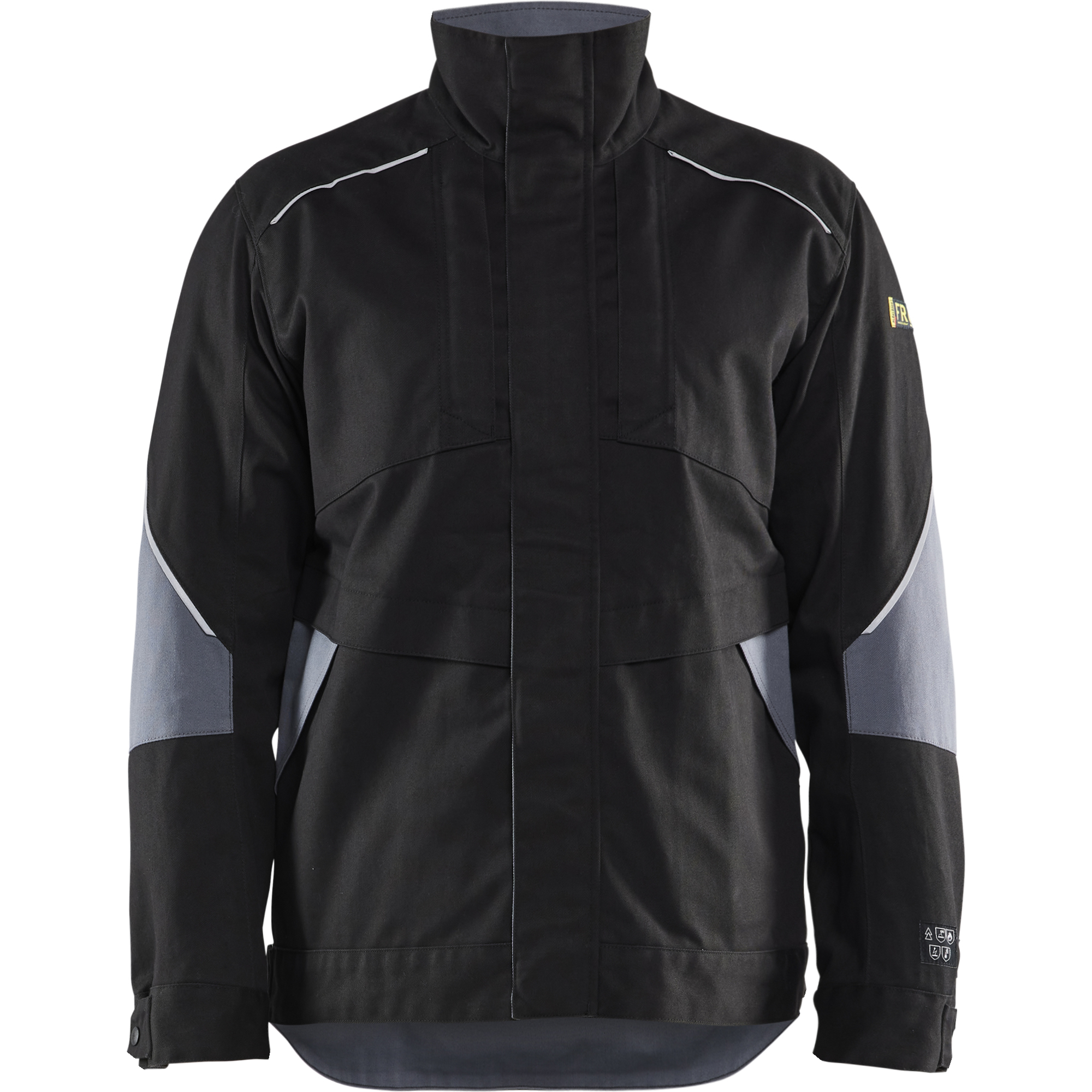 Blaklader Flame Resistant Jacket, Black/Grey