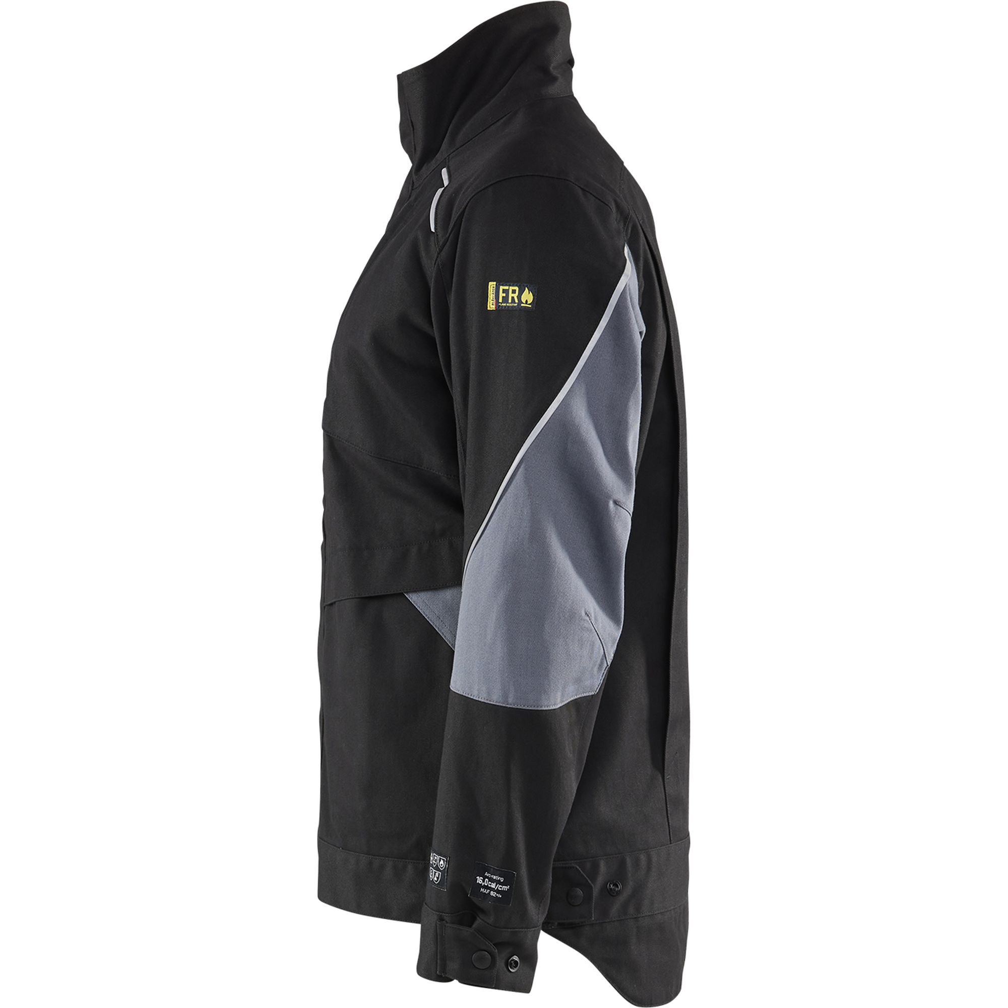 Blaklader Flame Resistant Jacket, Black/Grey (3)