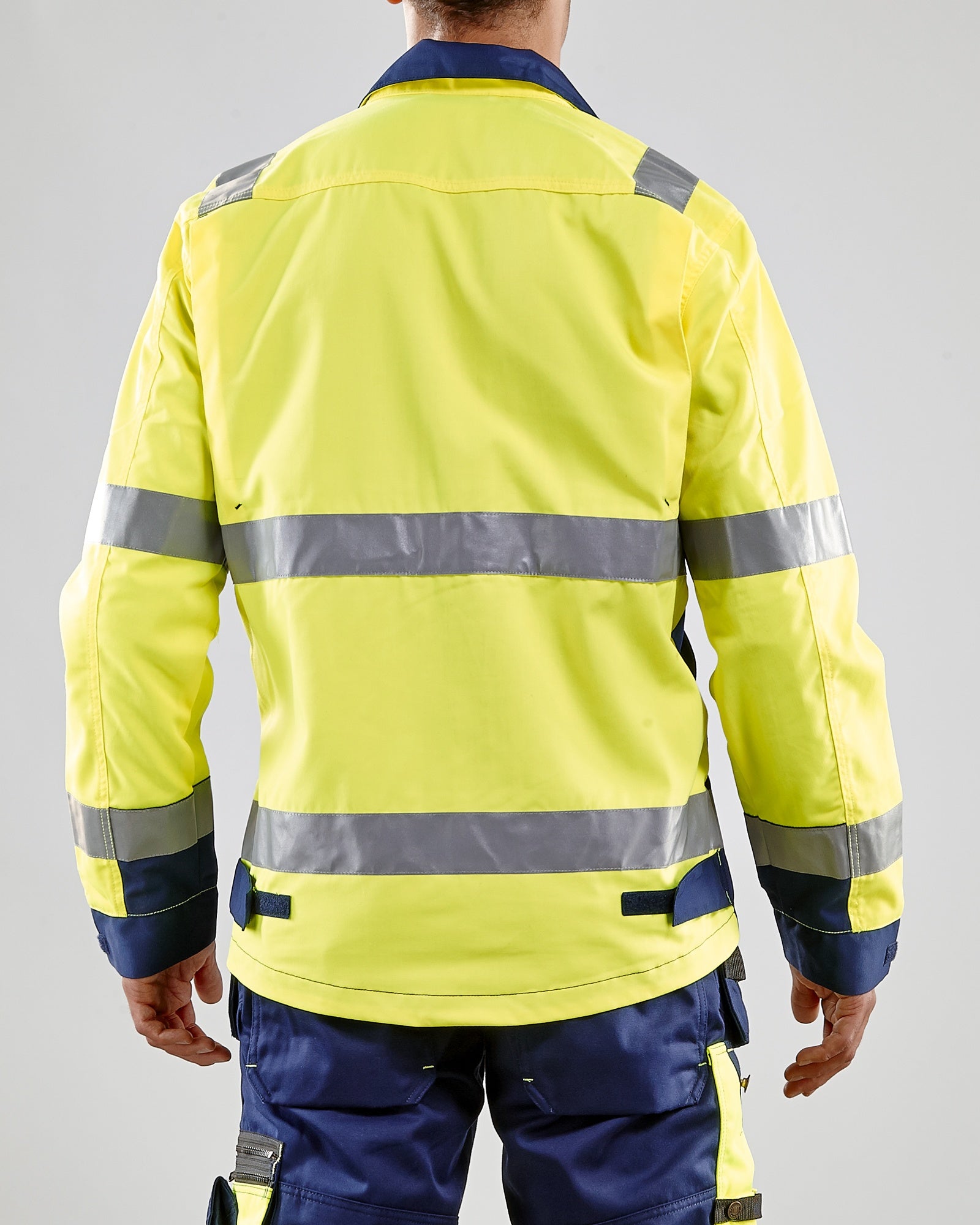 Blaklader High Vis Jacket, Yellow/Navy Blue (6)
