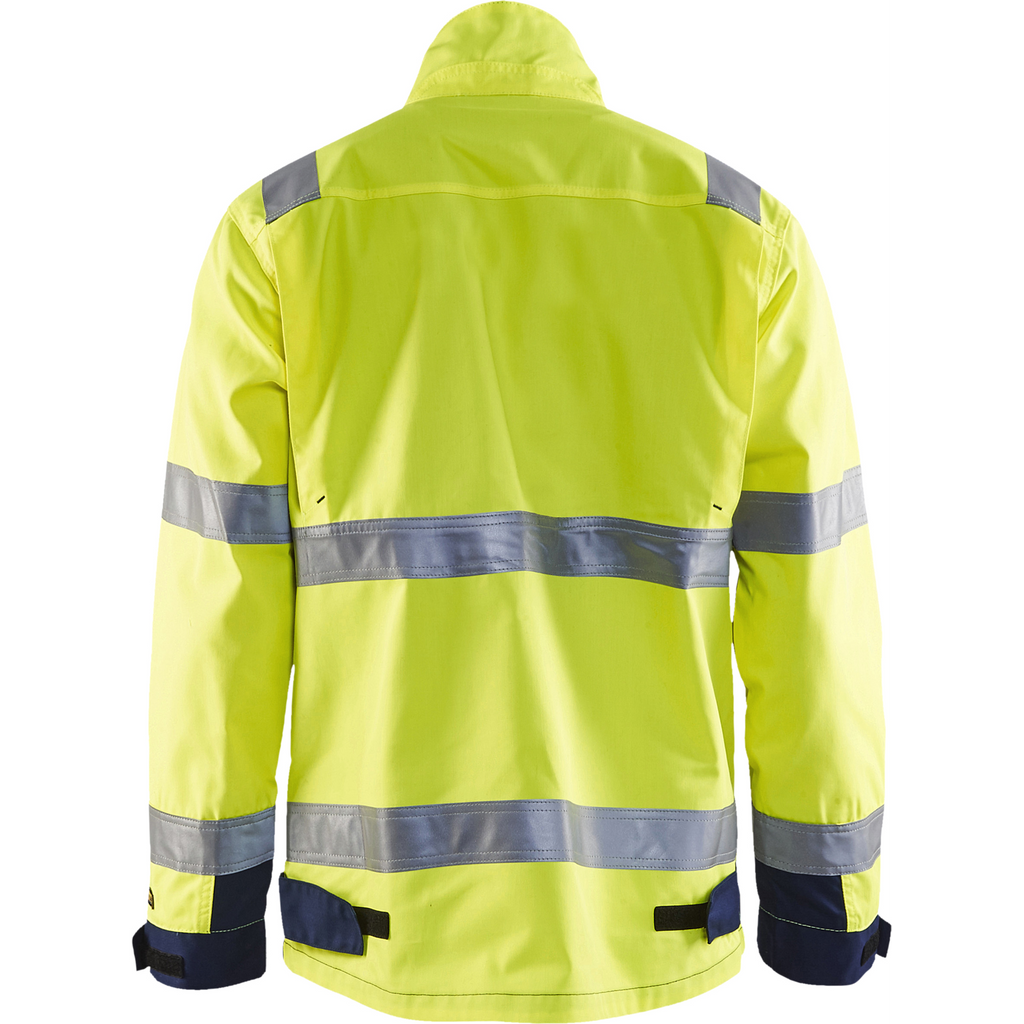 Blaklader High Vis Jacket, Yellow/Navy Blue (4)