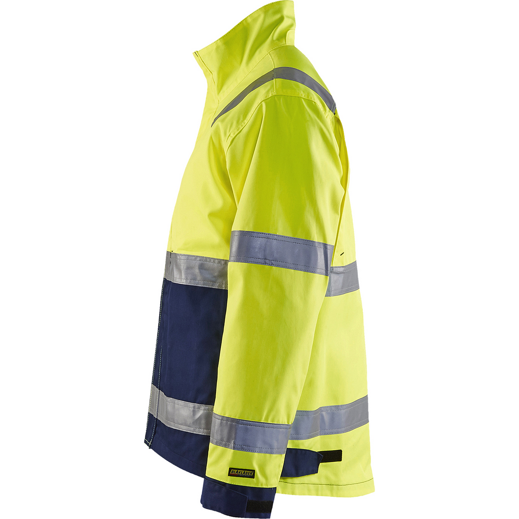 Blaklader High Vis Jacket, Yellow/Navy Blue (3)