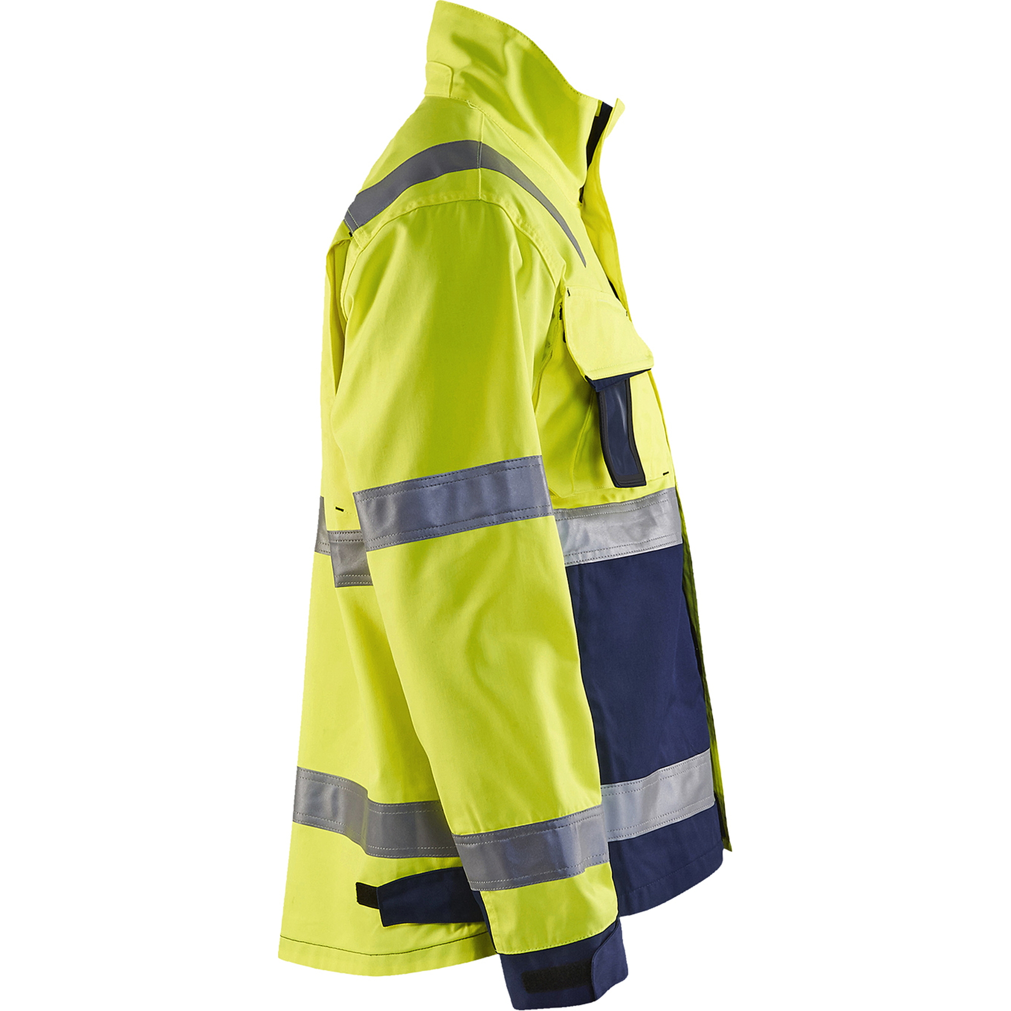 Blaklader High Vis Jacket, Yellow/Navy Blue (2)