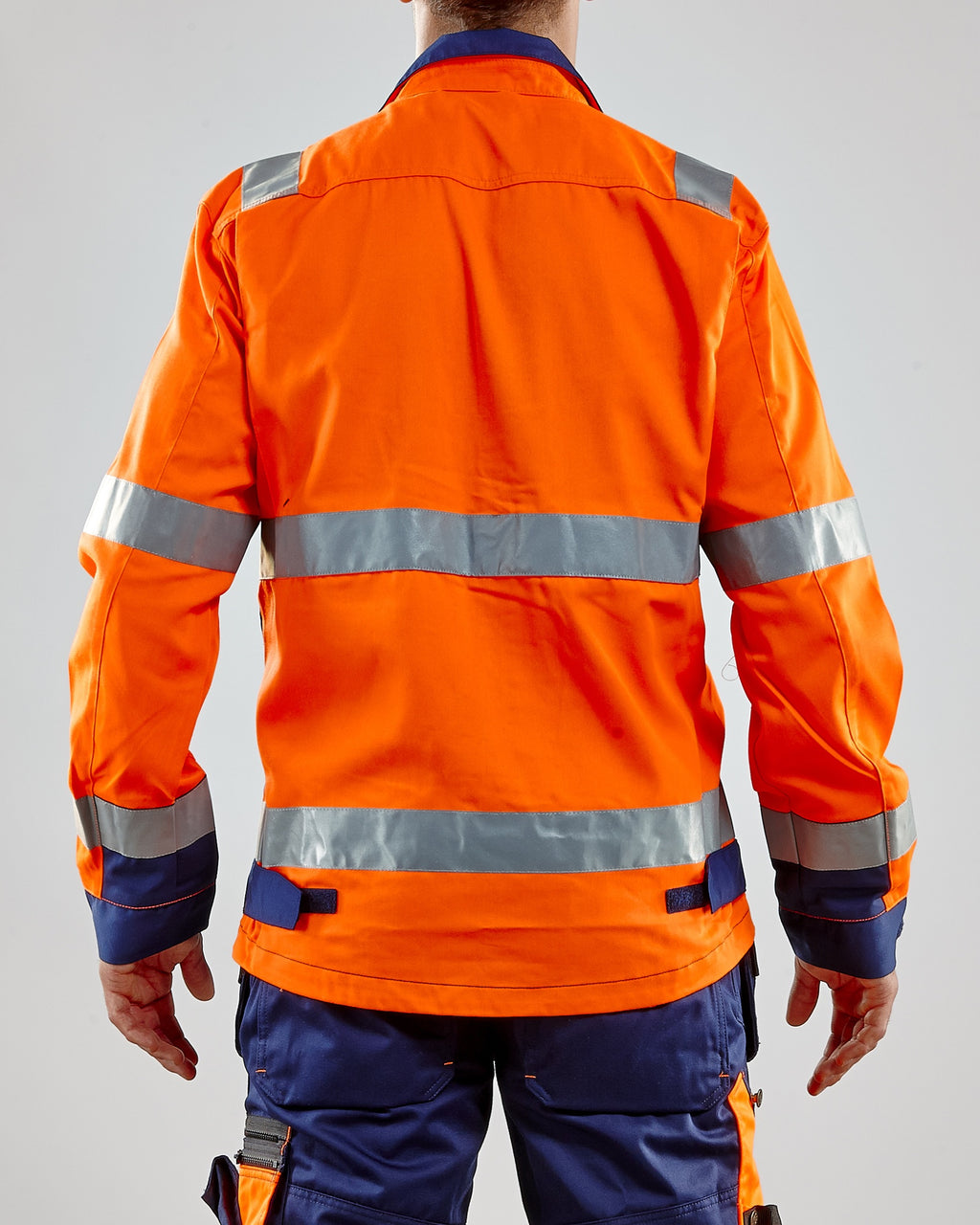 Blaklader High Vis Jacket, Orange/Navy (6)