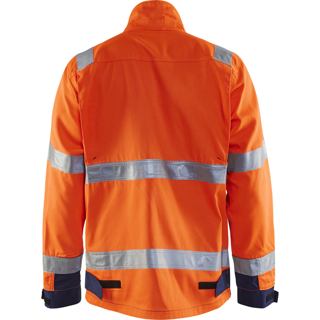 Blaklader High Vis Jacket, Orange/Navy (4)