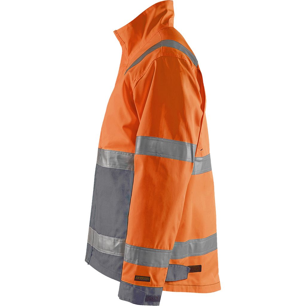 Blaklader High Vis Jacket, Orange/Medium Grey (3)