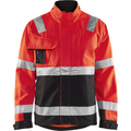 Blaklader High Vis Jacket, Red/Black