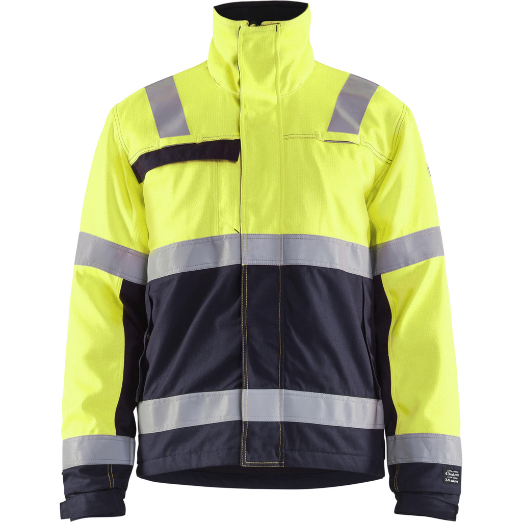 Blaklader Multinorm Winter Jacket, Yellow/Navy