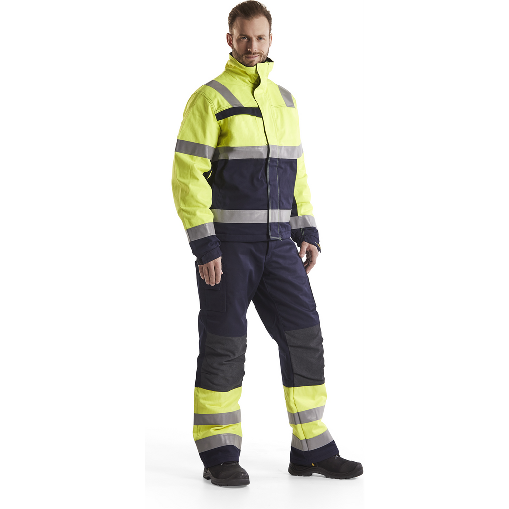 Blaklader Multinorm Winter Jacket, Yellow/Navy (5)