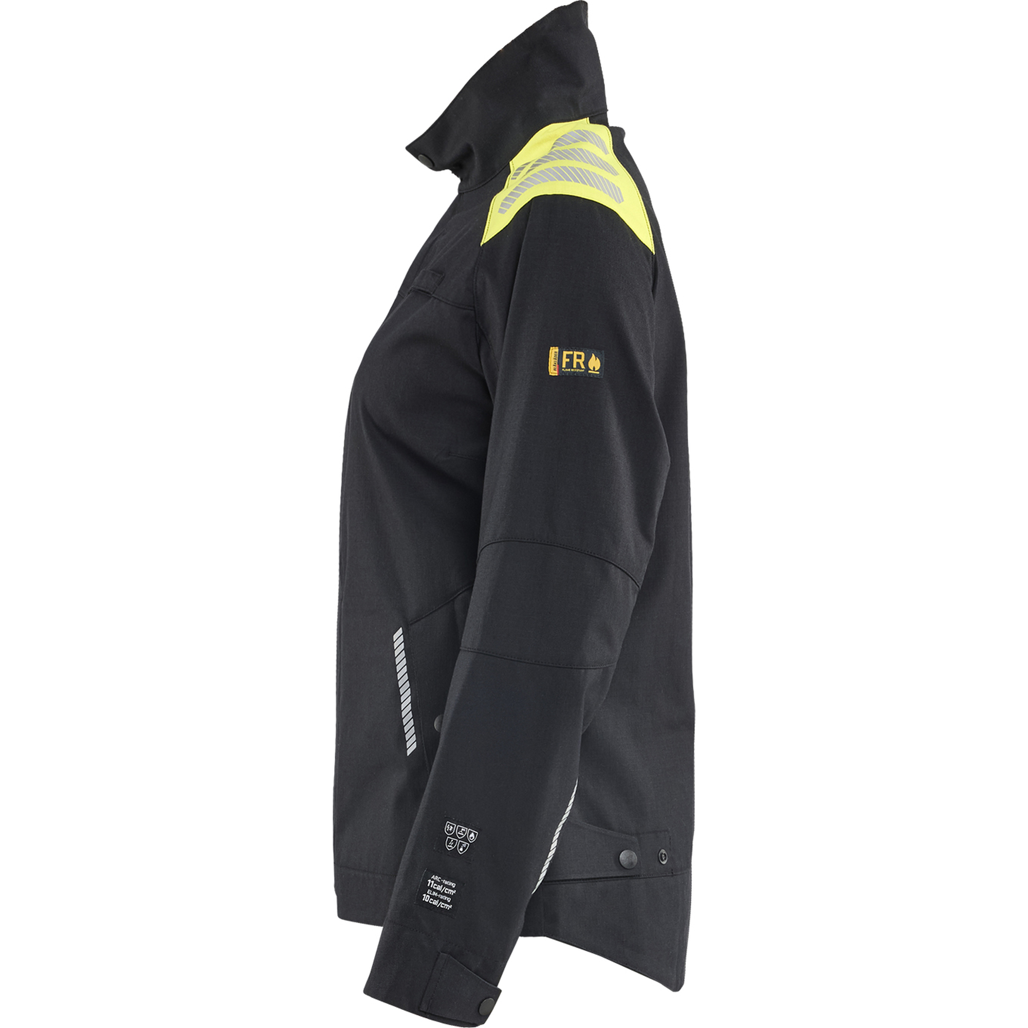 Blaklader Ladies Jacket, Black/Yellow (3)
