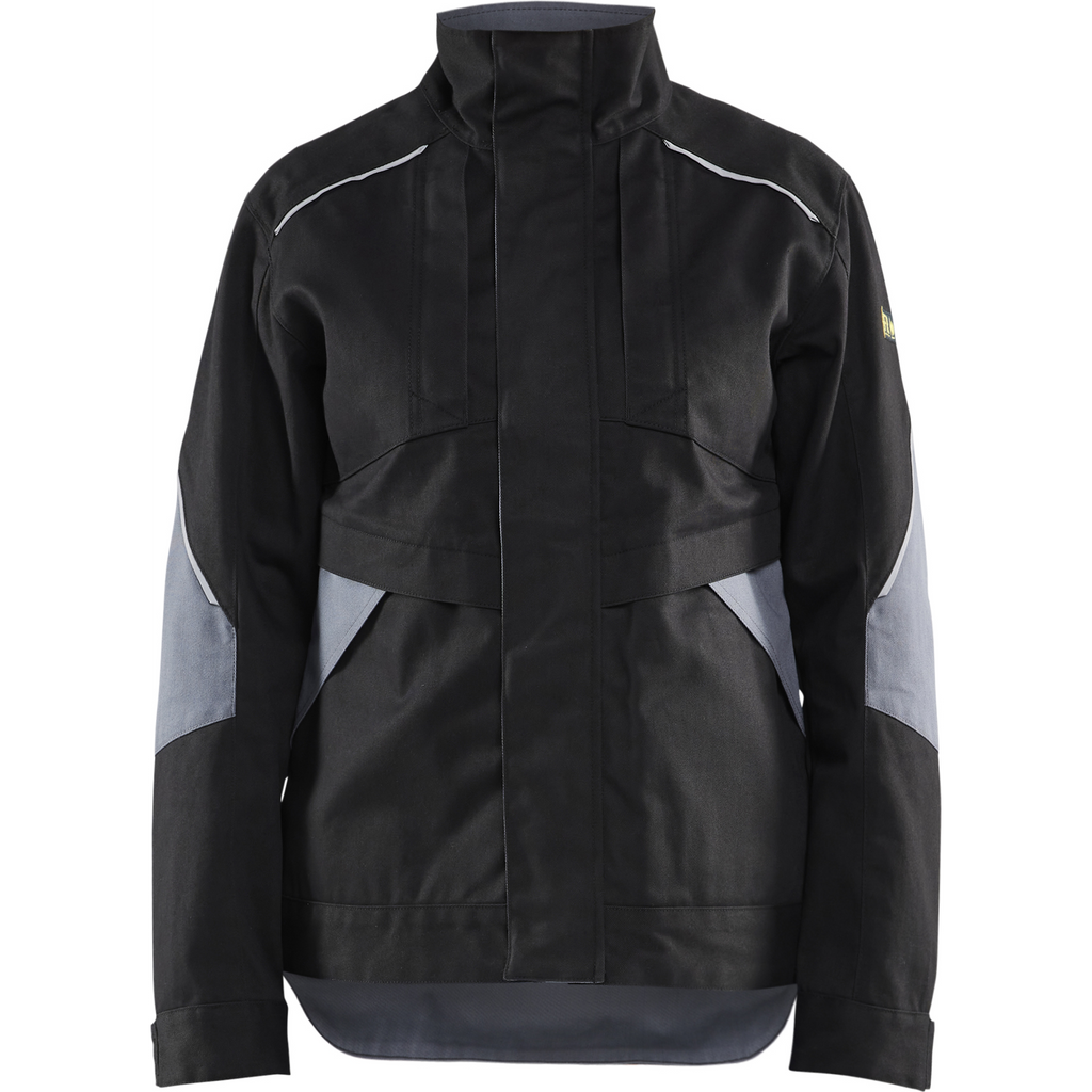 Blaklader Ladies Flame Resistant Jacket, Black/Grey