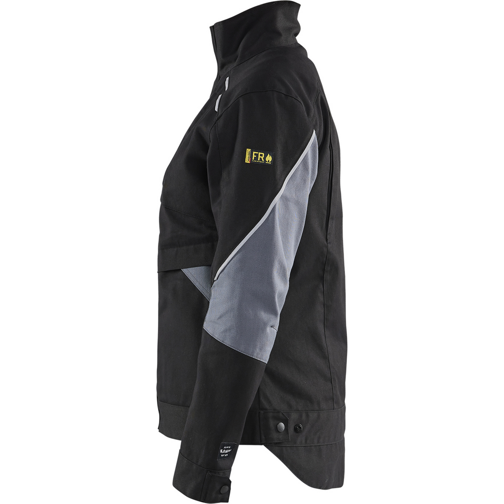 Blaklader Ladies Flame Resistant Jacket, Black/Grey (3)