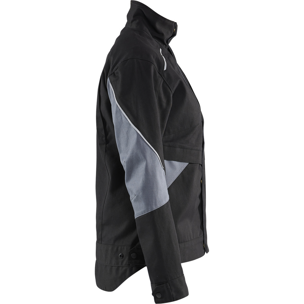 Blaklader Ladies Flame Resistant Jacket, Black/Grey (2)