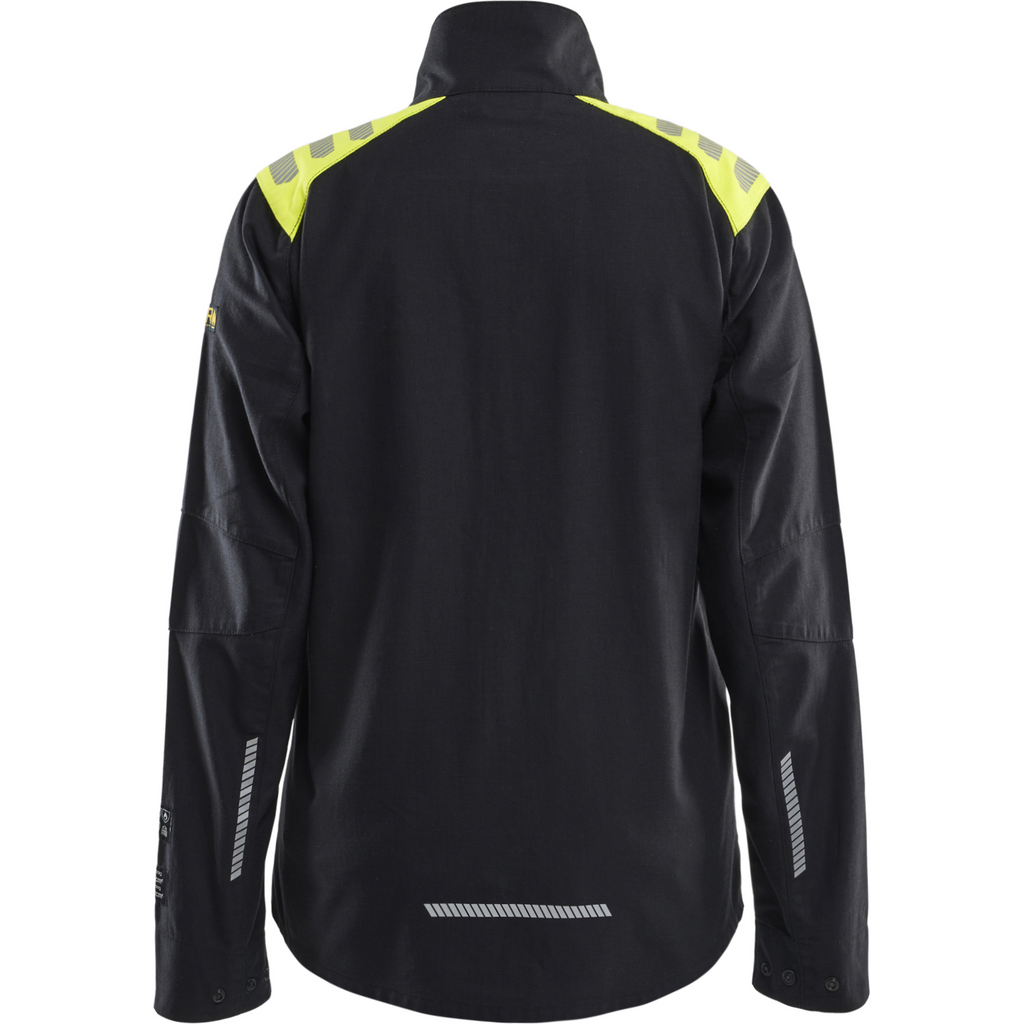 Blaklader Ladies Overshirt, Black/Yellow (4)