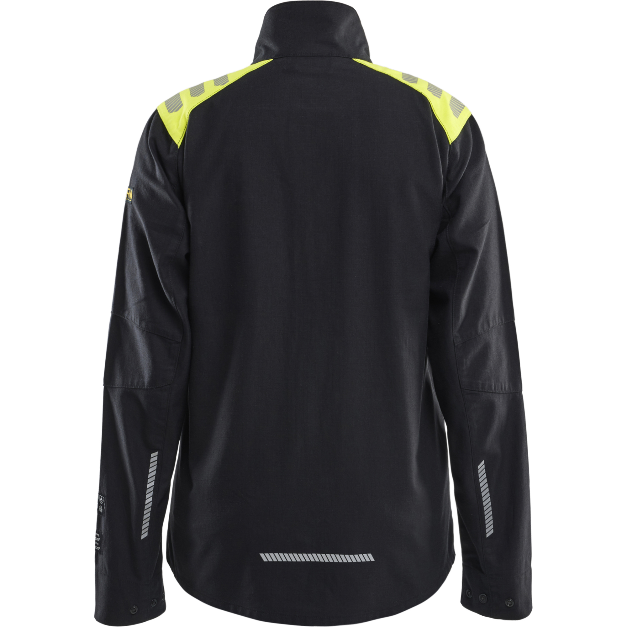 Blaklader Ladies Overshirt, Black/Yellow (4)