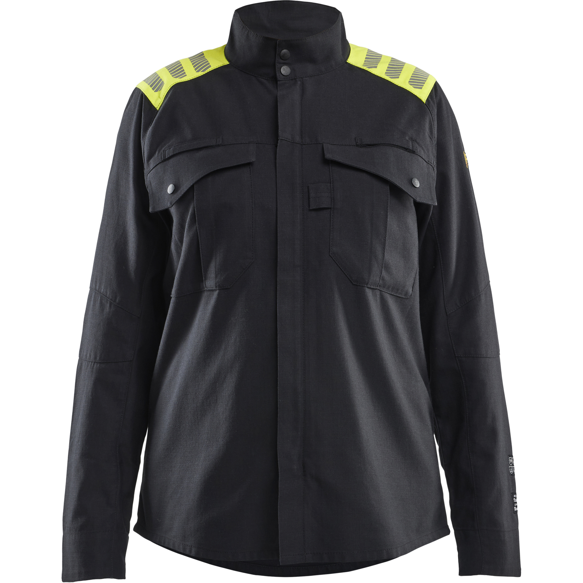 Blaklader Ladies Overshirt, Black/Yellow