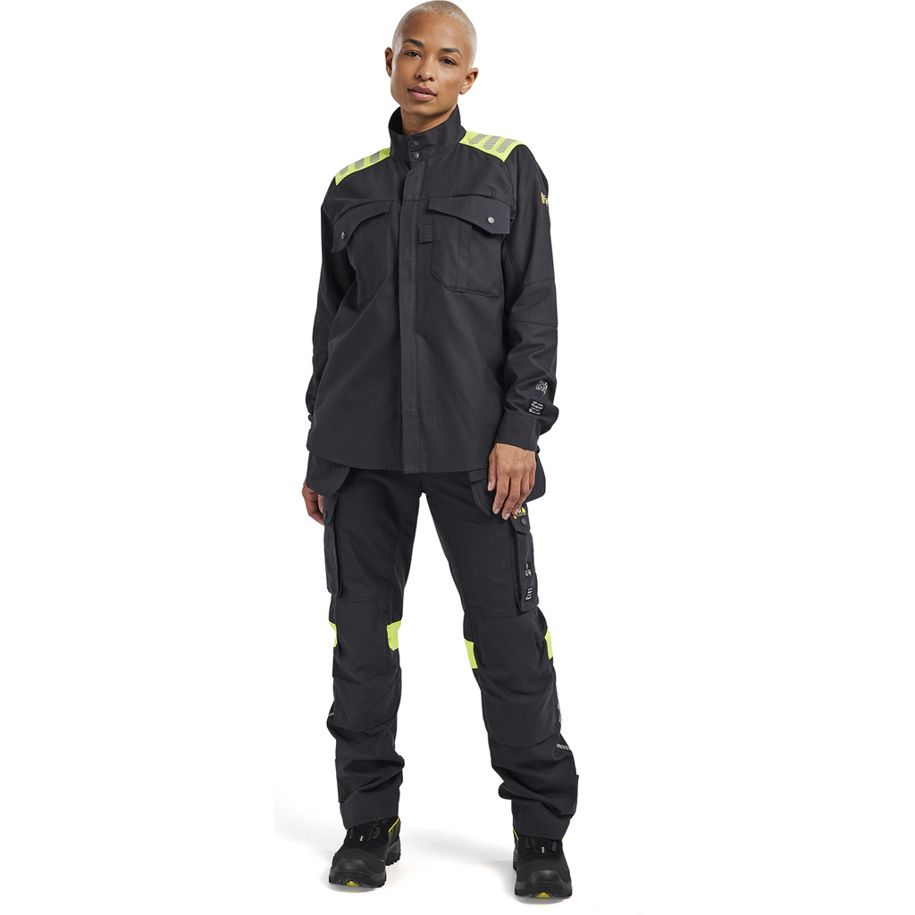 Blaklader Ladies Overshirt, Black/Yellow (5)