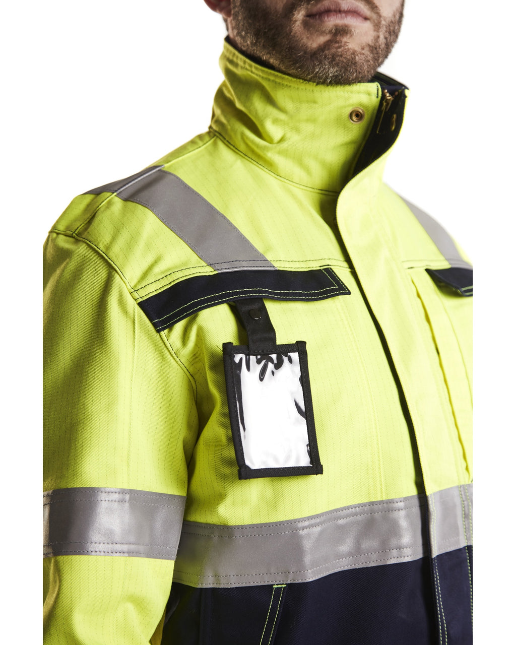 Blaklader Multinorm Jacket, Yellow/Navy Blue (6)