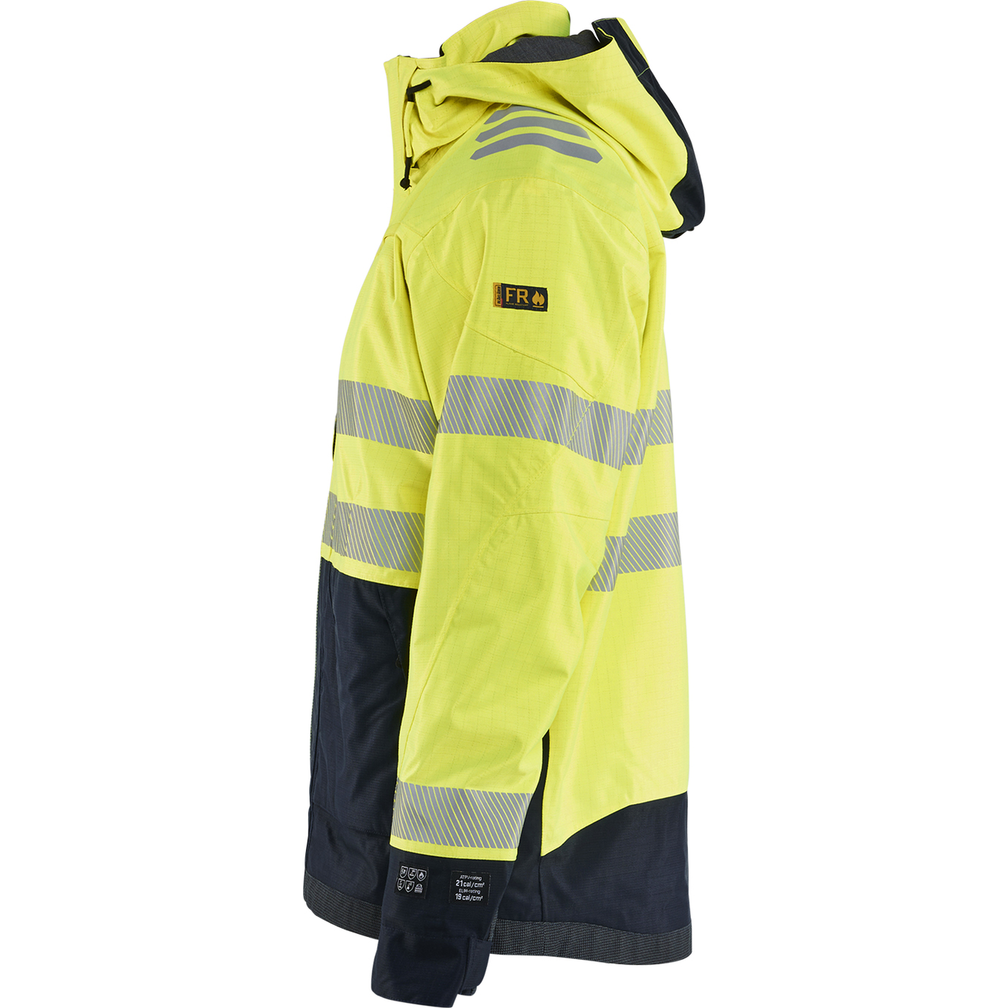 Blaklader Multinorm Shell Jacket, Yellow/Navy Blue (3)