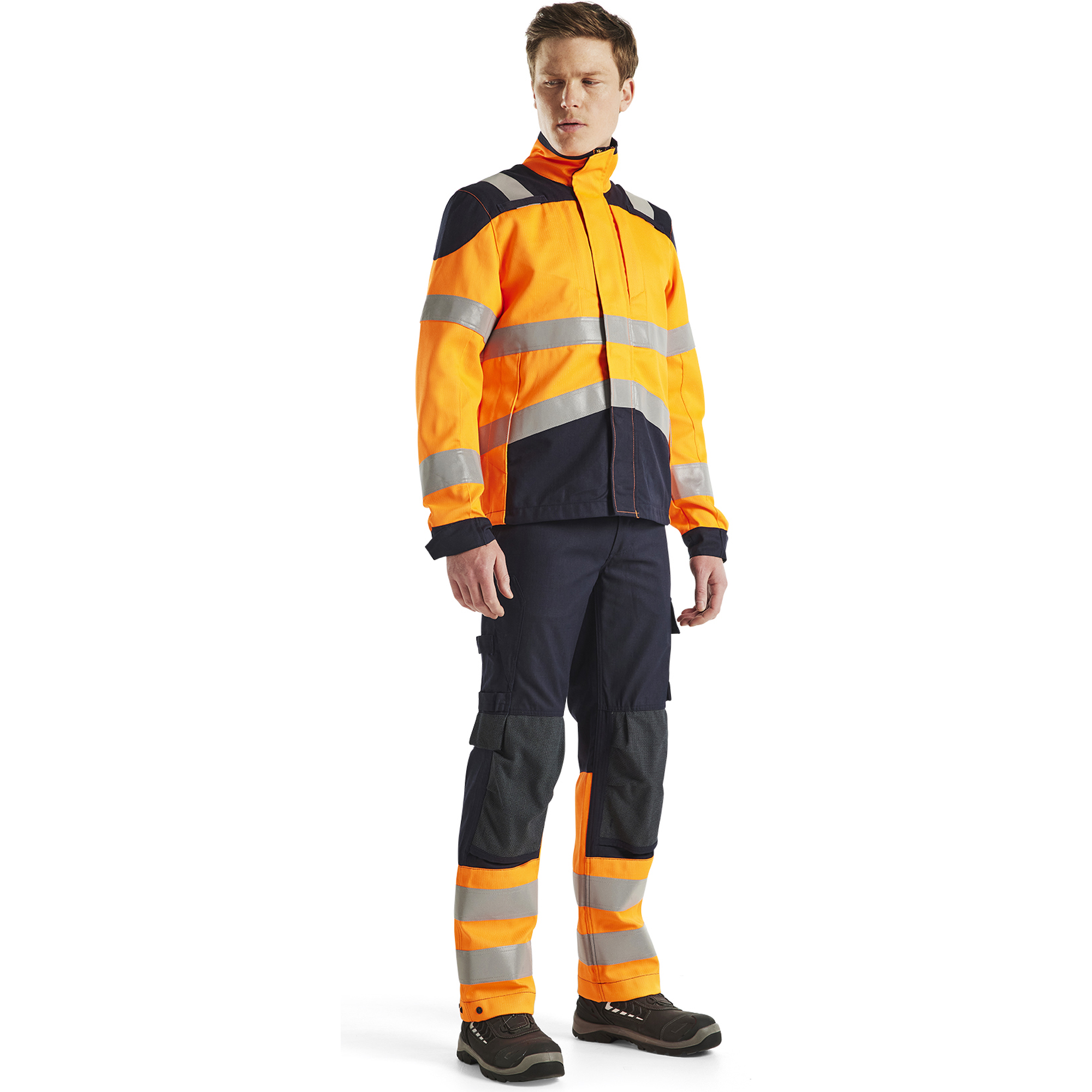Blaklader Multinorm Jacket, Orange/Navy (5)