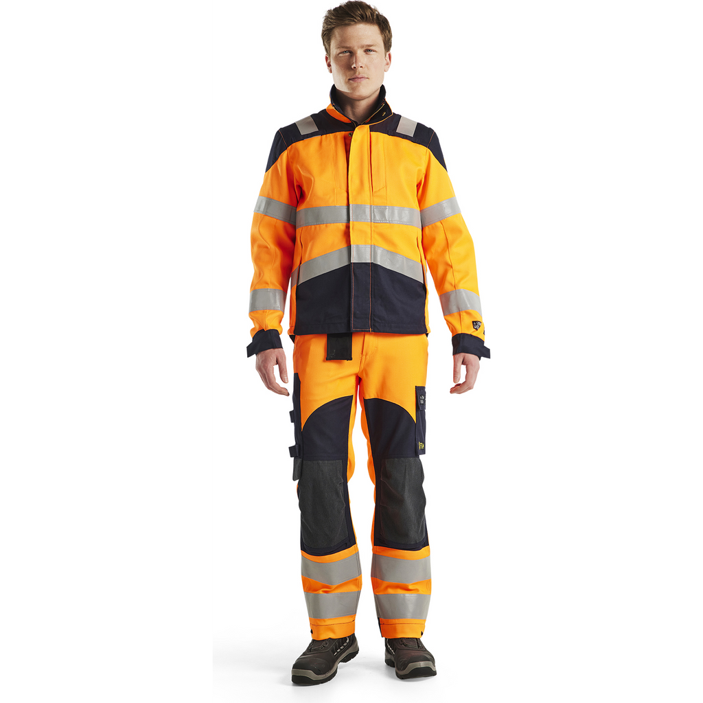 Blaklader Multinorm Jacket, Orange/Navy (6)