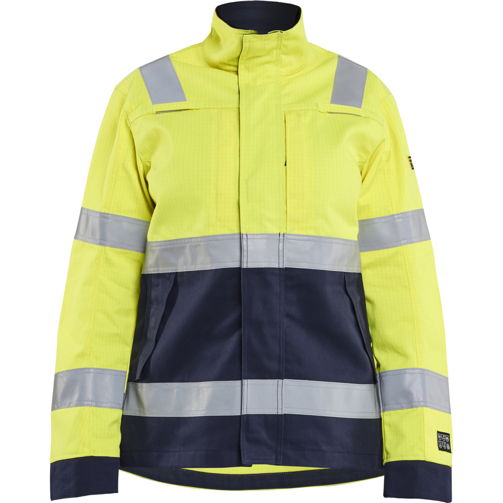 Blaklader Ladies Multi-Norm Jacket, Yellow/Navy Blue
