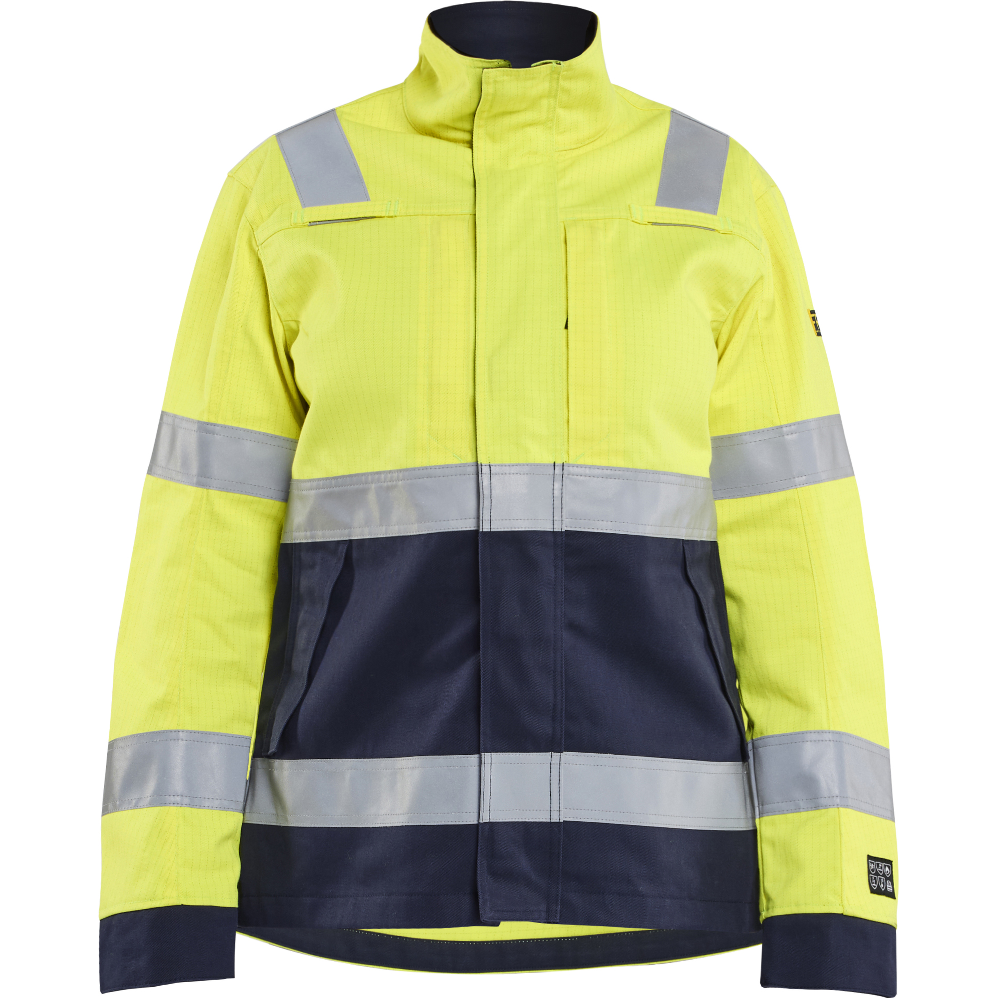 Blaklader Ladies Multi-Norm Jacket, Yellow/Navy Blue